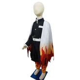 Kinder Kyojuro Rengoku Kostüm Demon Slayer Kimetsu no Yaiba Cosplay Halloween Karneval Kostüm - cosplaycartde